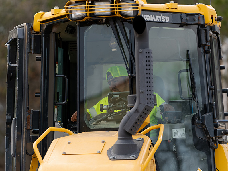 Demonstrating efficient processes in JWC sitework