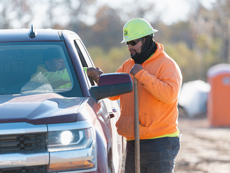 Showcasing James White Construction’s civil sitework team